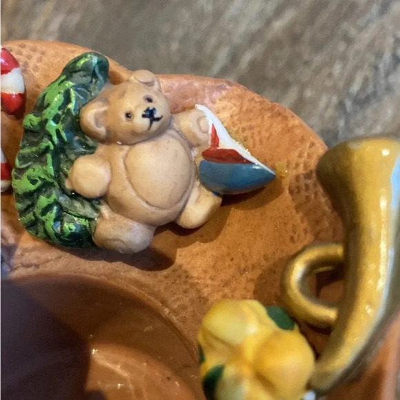 Partylite | Porcelain Santa Checking his List Tea light/ Votive Holder - Picture 6 of 7